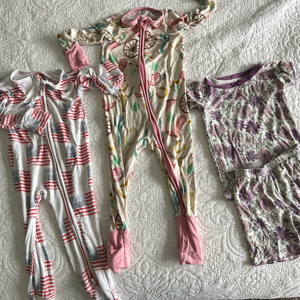 Little Sleepies, Little Pajama Company Bamboo pajamas 12- 24 months
